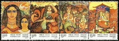 (image for) India 2007 Fdc First Day Brochure S/Sheet & Stamps Womens Day