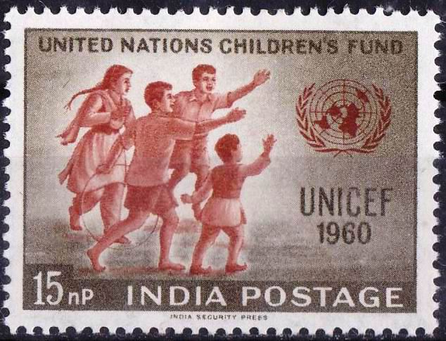 (image for) India 1960 Stamp Unicef