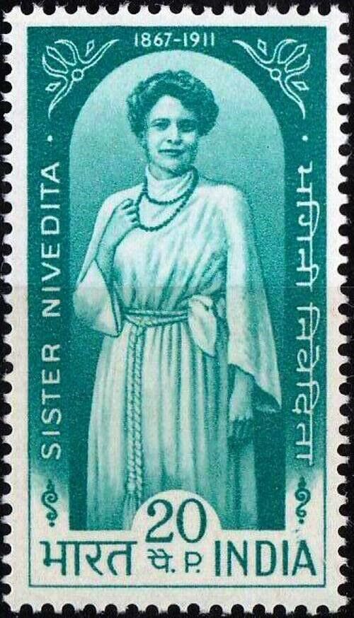 (image for) India 1968 Fdc & Stamp Sister Nivedita Irish Born Friend India