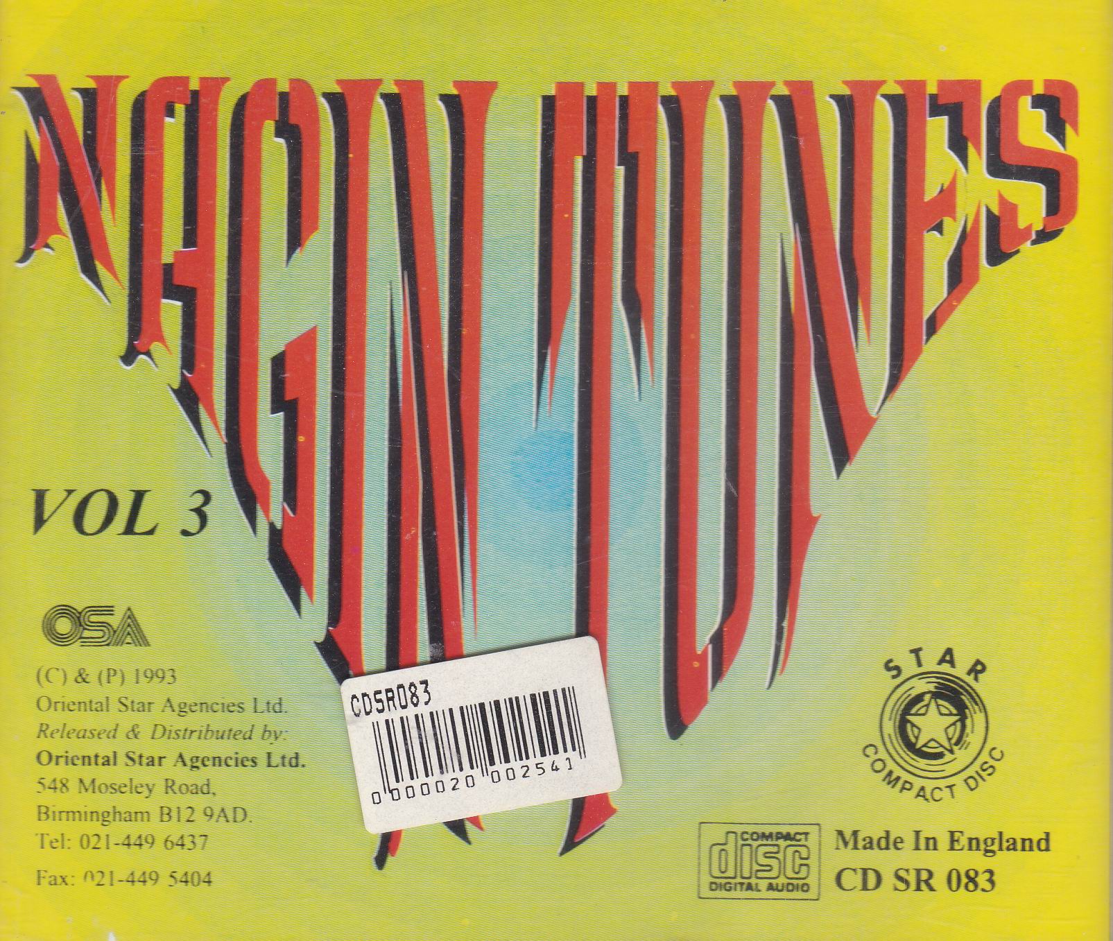 (image for) Nagin Tunes Cd Made In England