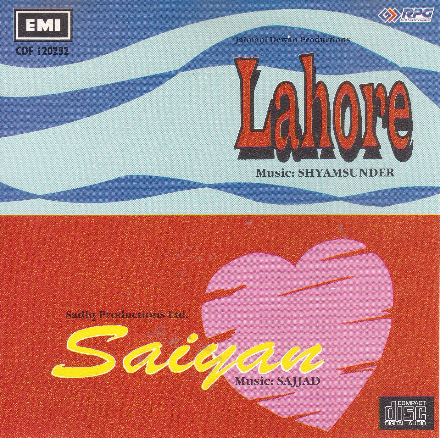 (image for) Indian Cd Lahore Saiyan EMI CD