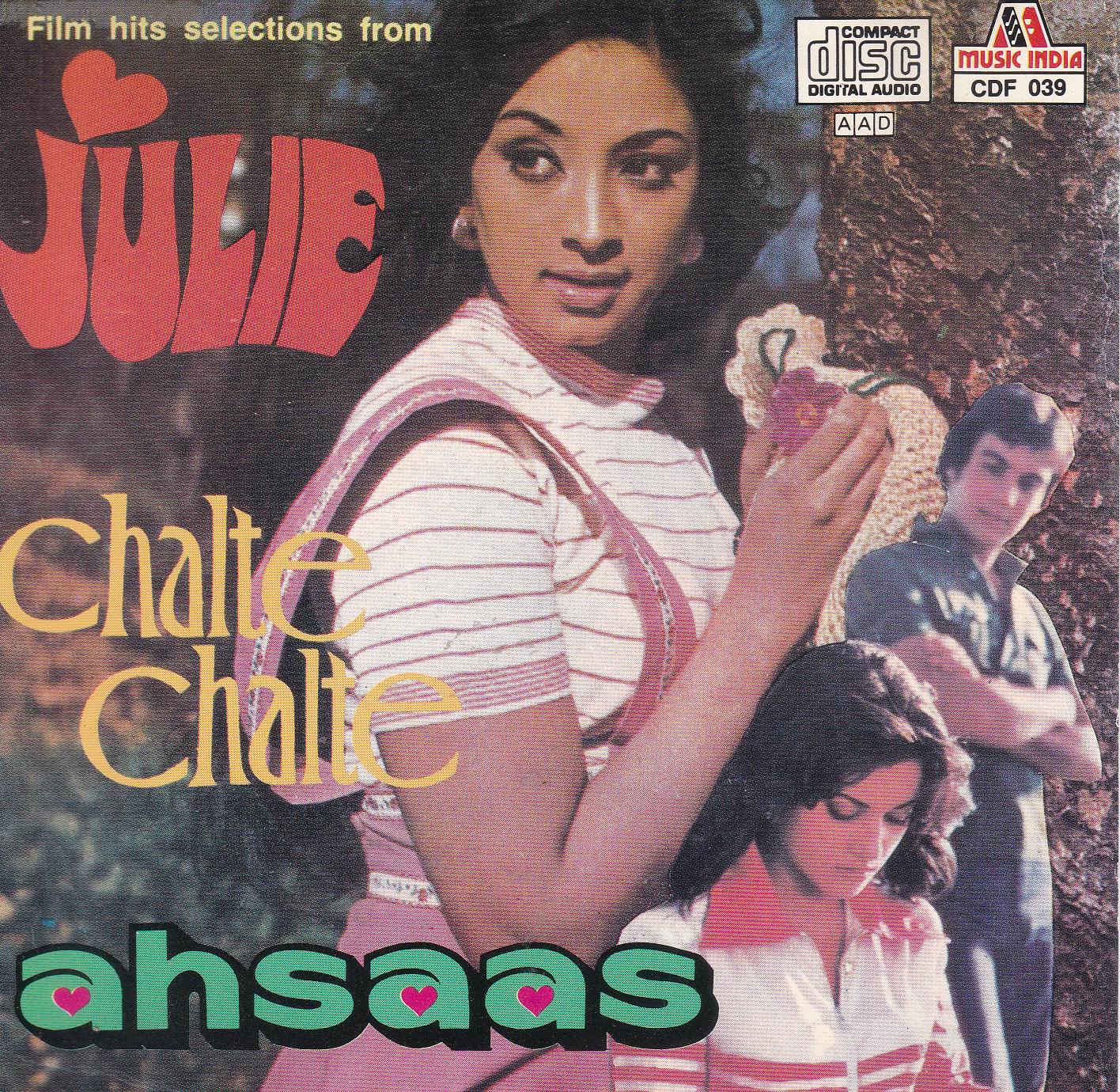 (image for) Indian Cd Julie Chalte Chalte Ahsaas Music India CD