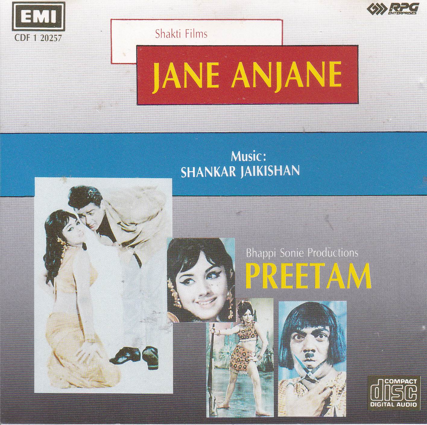 (image for) Indian Cd Jane Anjane Preetam EMI CD