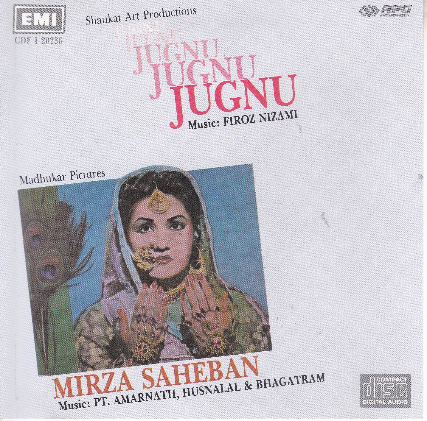 (image for) Indian Cd Jugnu Mirza Saheban EMI CD