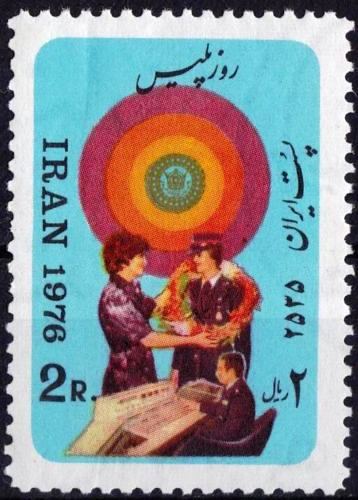 Iran 1976 Stamp Police Day MNH (image for) Iran 1976 Stamp Police Day MNH