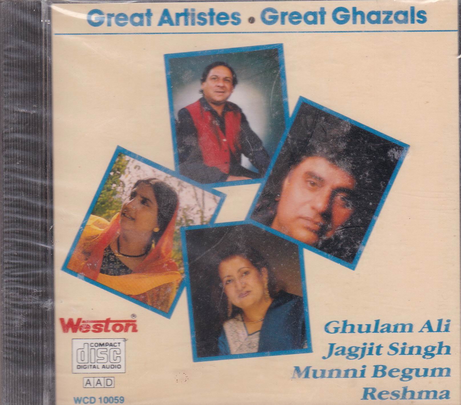 (image for) Great Artist Great Hits Ghazals Weston CD