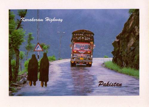 (image for) Pakistan Beautiful Postcard Karakoram Highway .