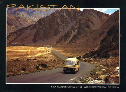 (image for) Pakistan Beautiful Postcard Silk Road to China