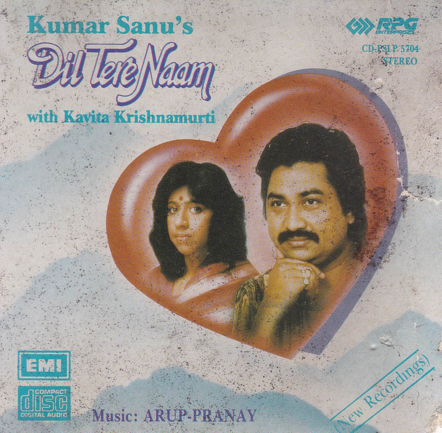 (image for) Dil Tere Naam Kumar Sanu & Kavita EMI Cd Made In England