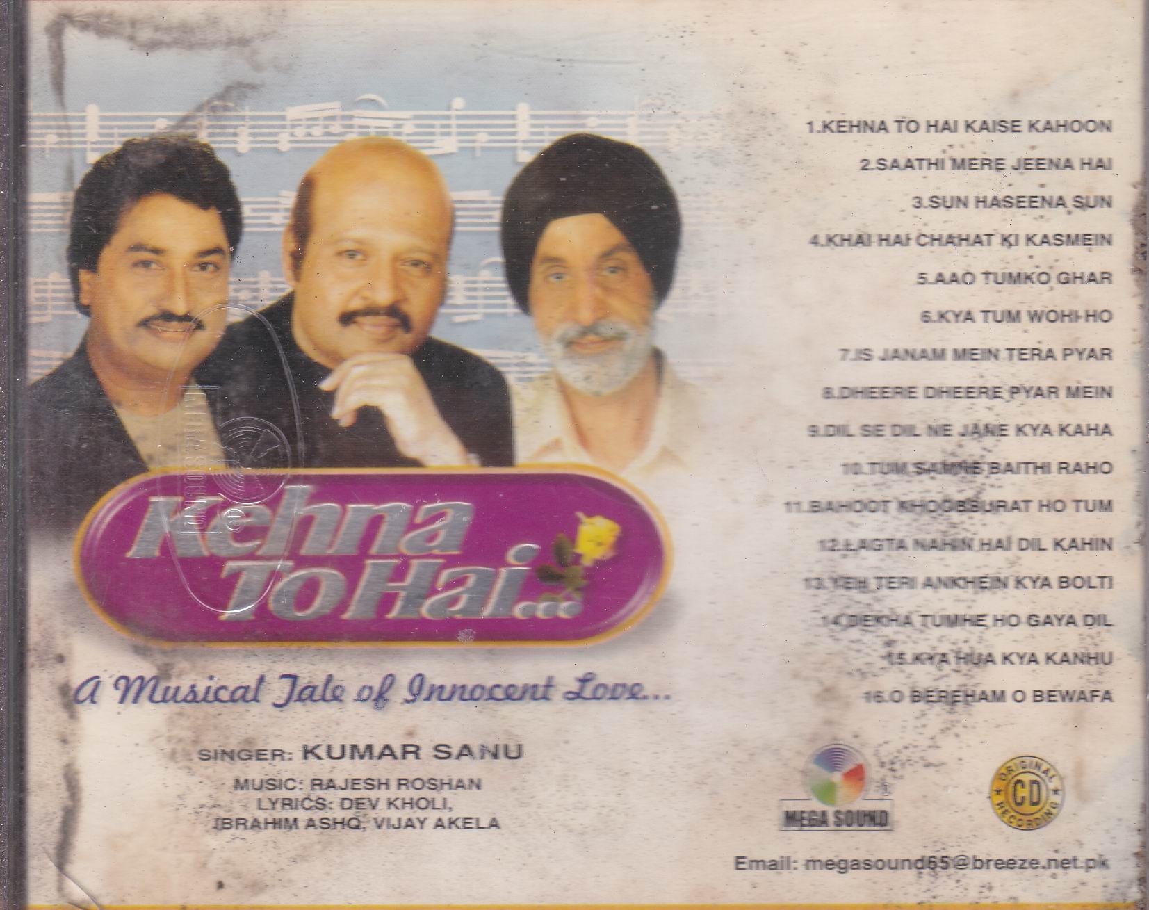 (image for) Best Of Kumar Sanu Vol 10 Ms Cd Superb Recording