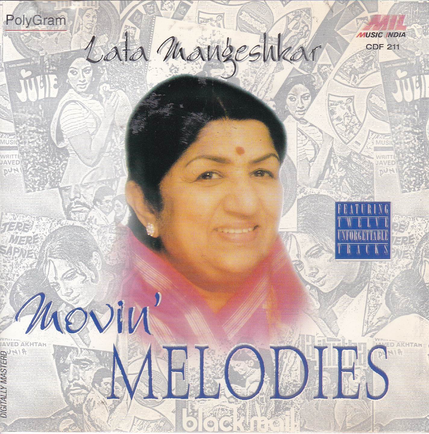(image for) Movin Melodies Lata Mangeshkar Music India Cd