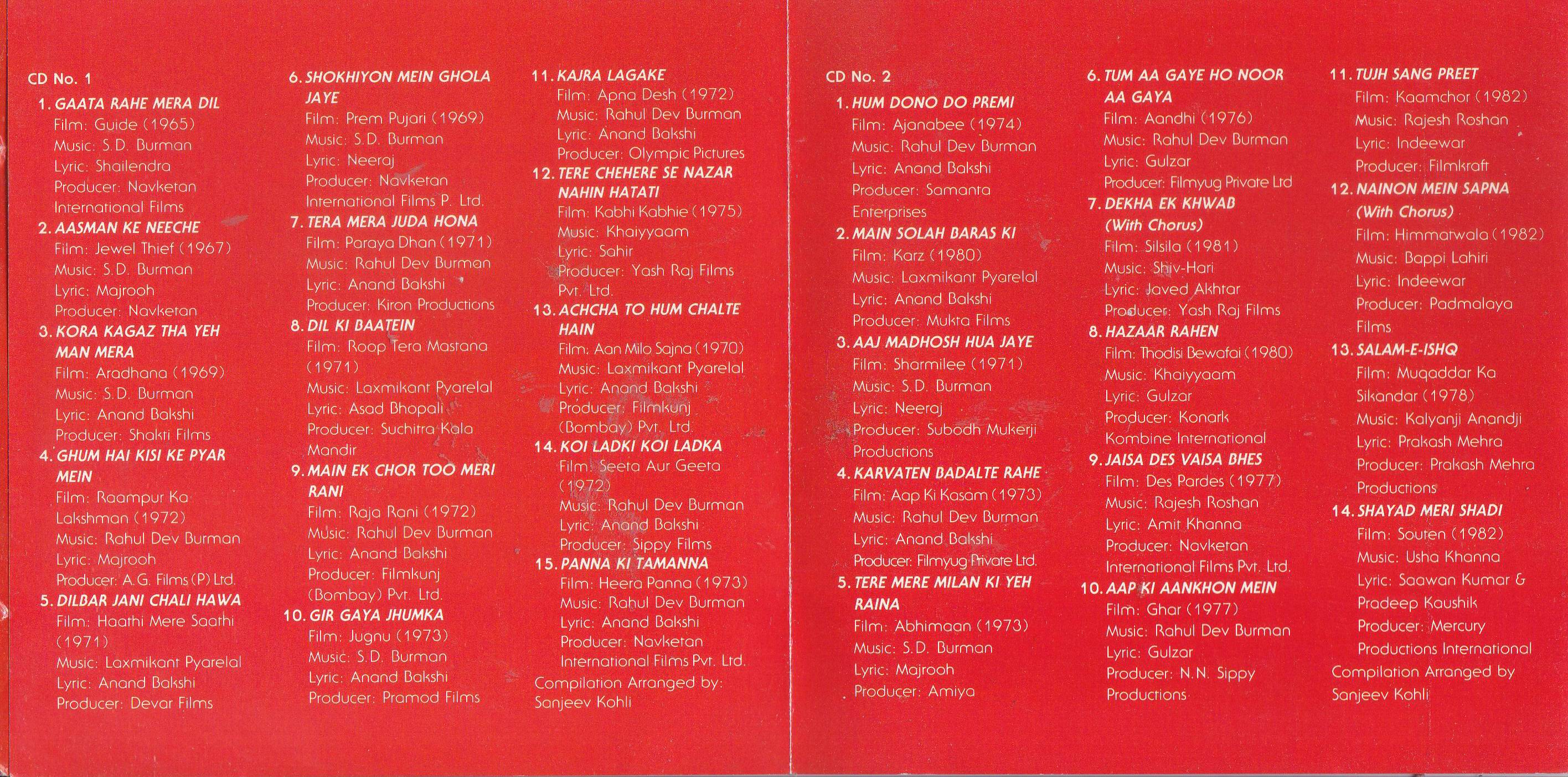 (image for) The Golden Collection Of Lata Mangeshkar EMI Cd Vol 4