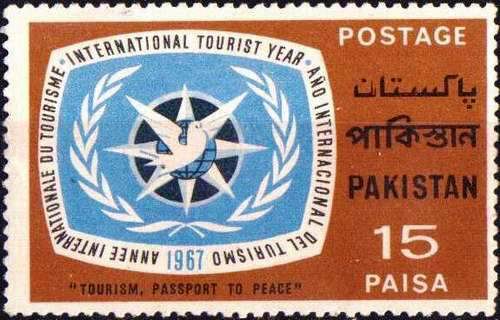 Pakistan Fdc 1967 Brochure & Stamp International Tourist Year - Click Image to Close