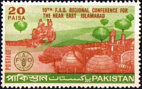 (image for) Pakistan Fdc 1970 Brochure & Stamp F.A.O. Regional Conference