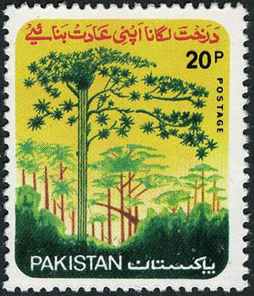 (image for) Pakistan Fdc 1977 Brochure Stamp National Day Tree Plantation