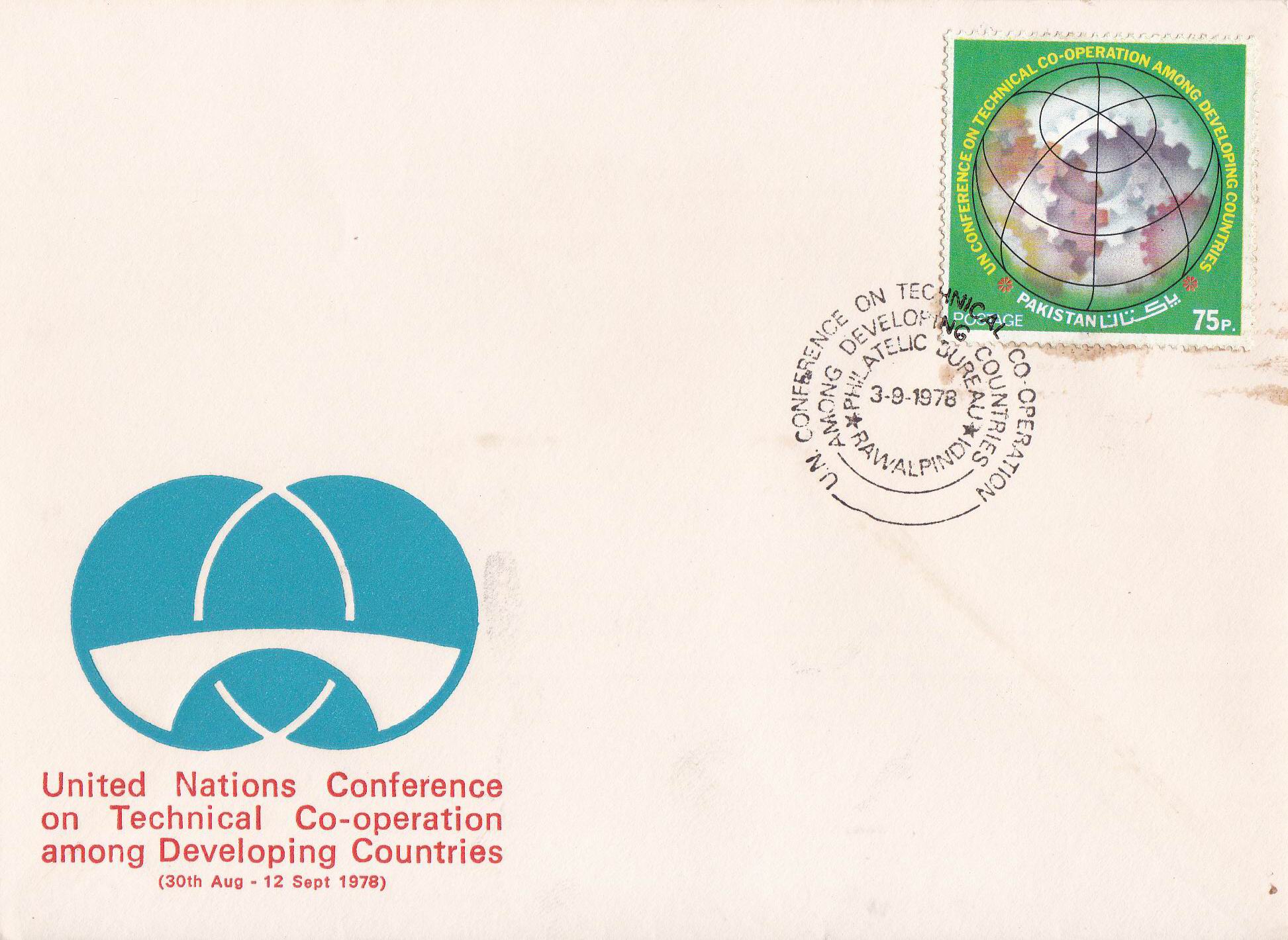 (image for) Pakistan Fdc 1978 Brochure & Stamp UN Conf Technical Co-op