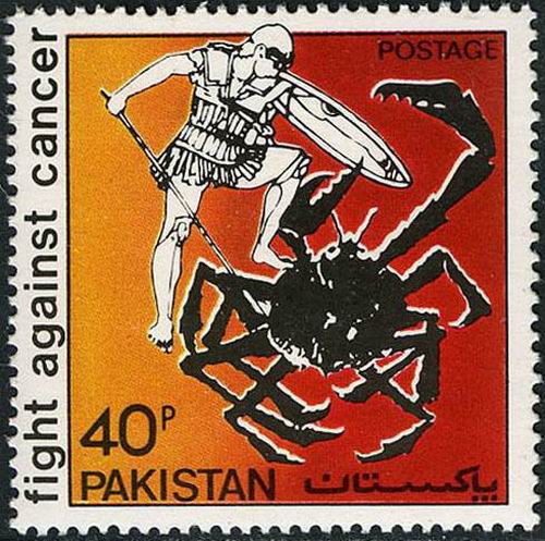 (image for) Pakistan Fdc 1979 Brochure & Stamp Fight Against Cancer