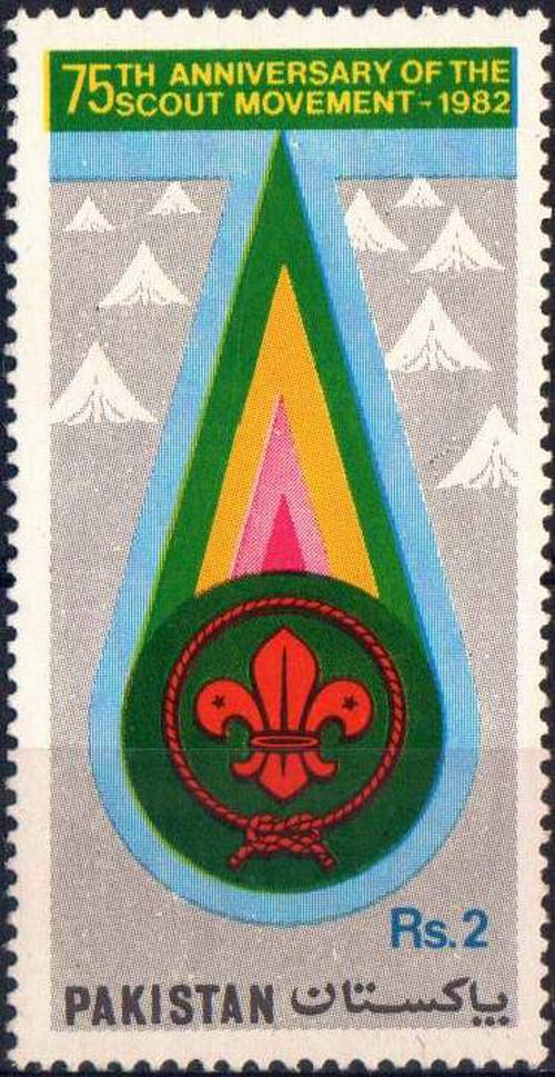 (image for) Pakistan Fdc 1982 Brochure & Stamp Boy Scouts Movement