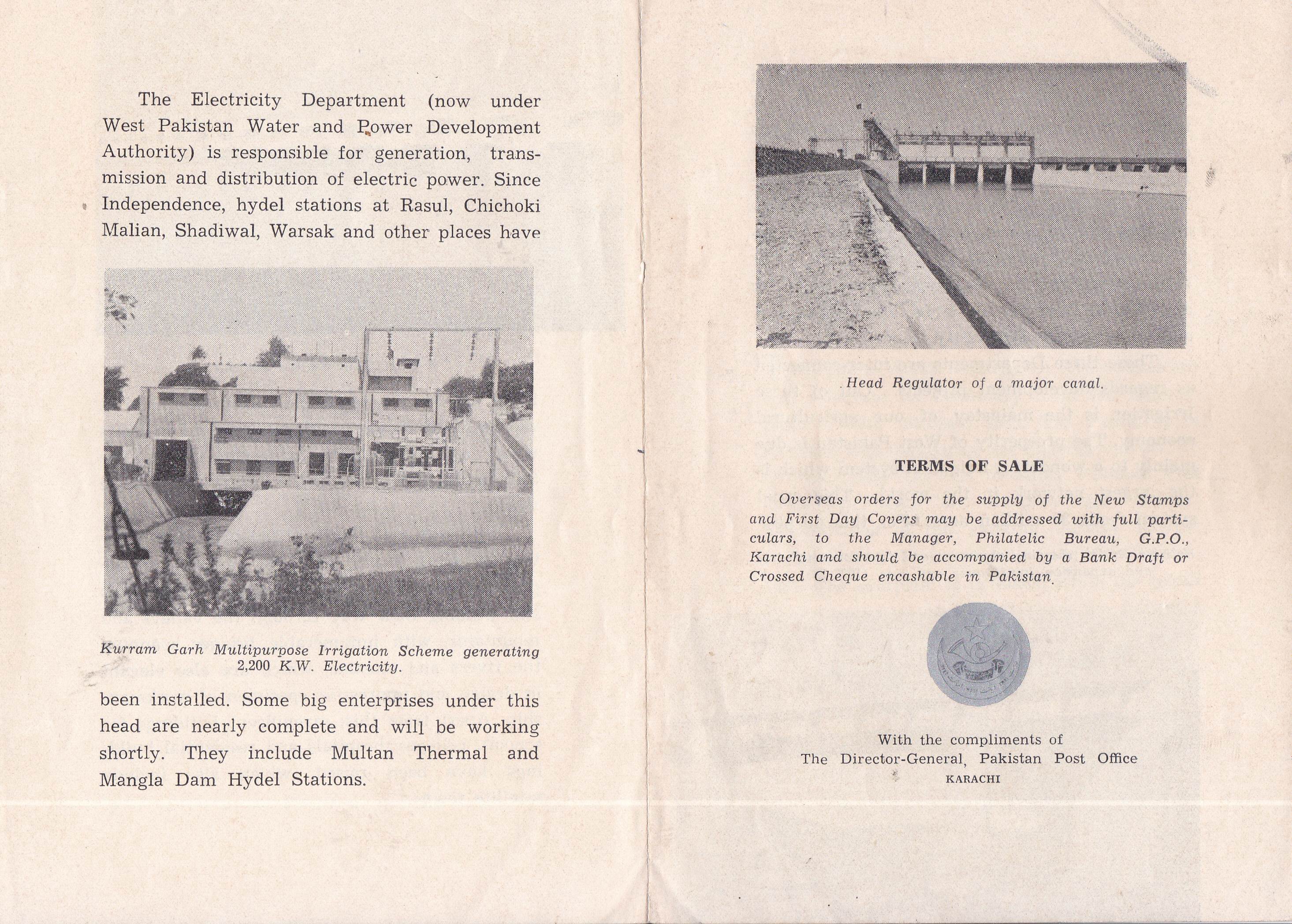 (image for) Pakistan Fdc 1963 Brochure Centeneray Of PWD Dacca Cancellation