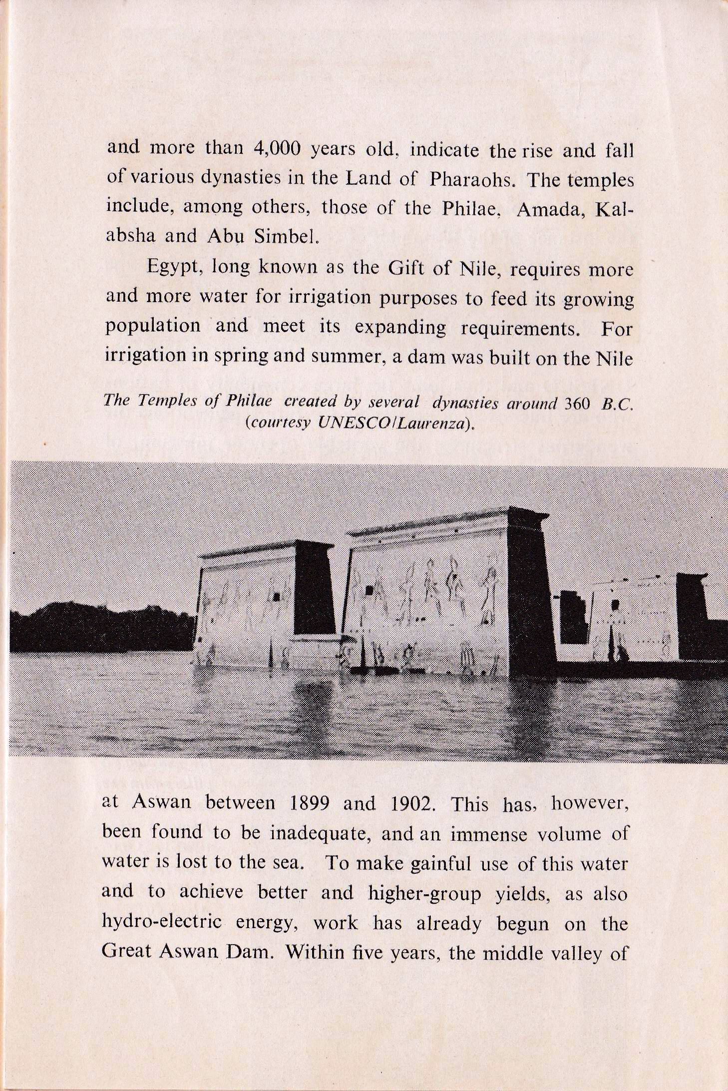 (image for) Pakistan Fdc 1964 Brochure & Stamps Save The Monuments Of Nubia