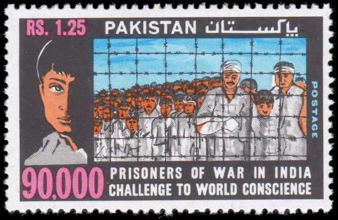 (image for) Pakistan Fdc 1973 Brochure & Stamp 90,000 Prisoners Of War