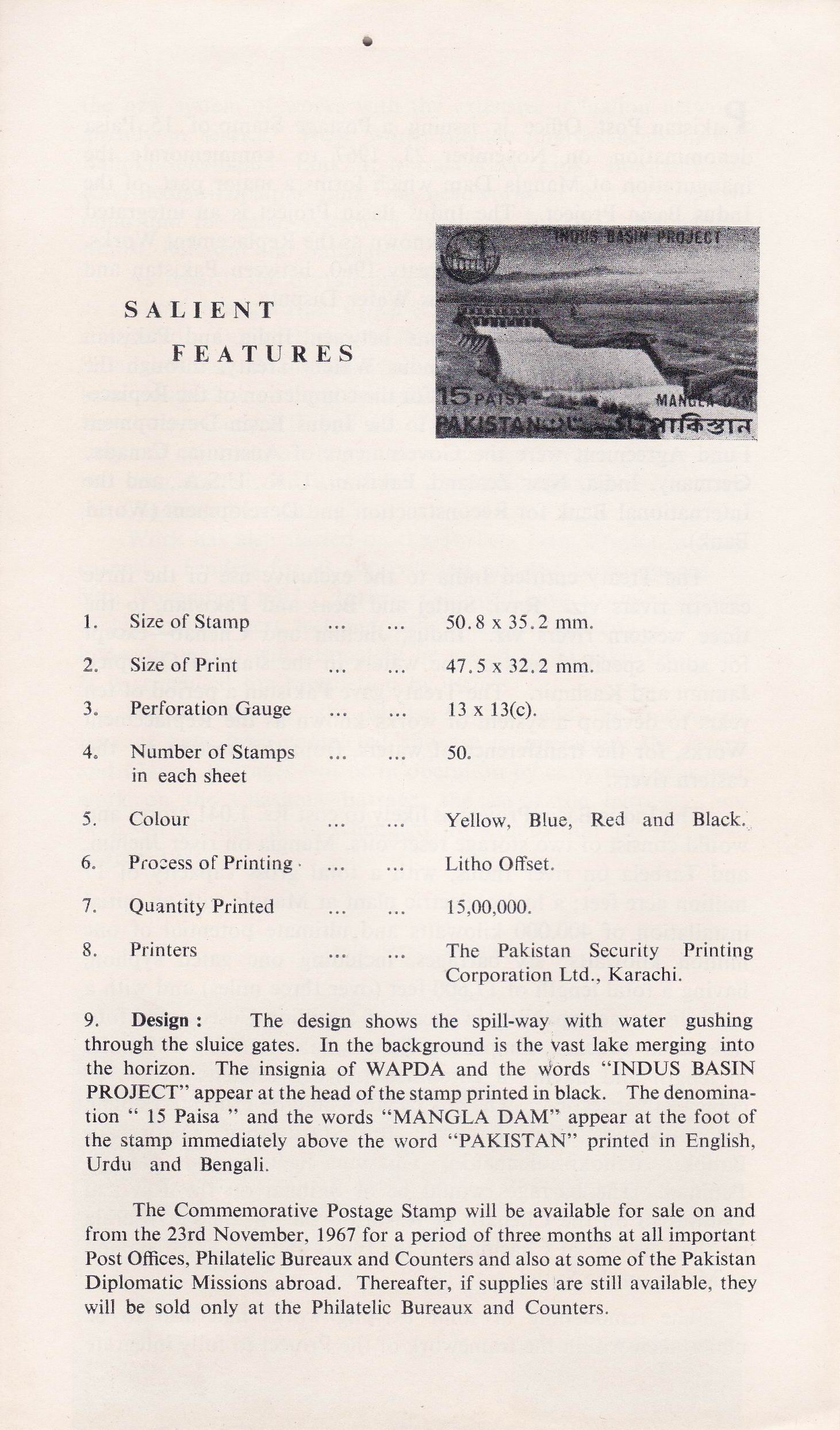 Pakistan Fdc 1967 Brochure & Stamp Co-operative Day