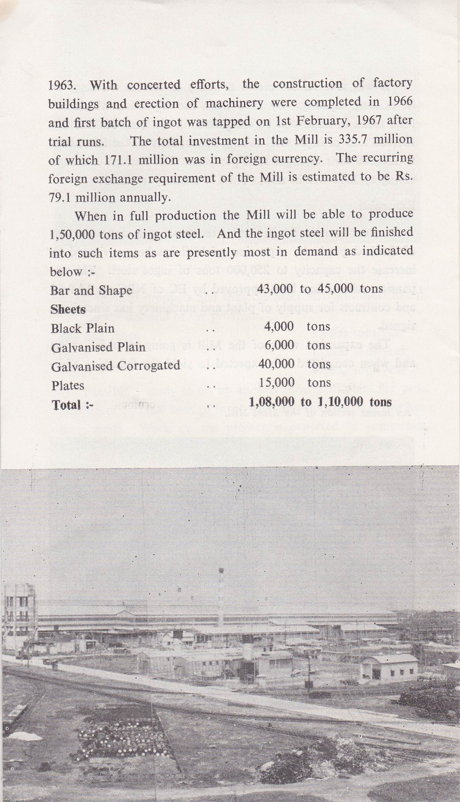 (image for) Pakistan Fdc 1969 Brochure & Stamp 1st Steel Mill Chittagong