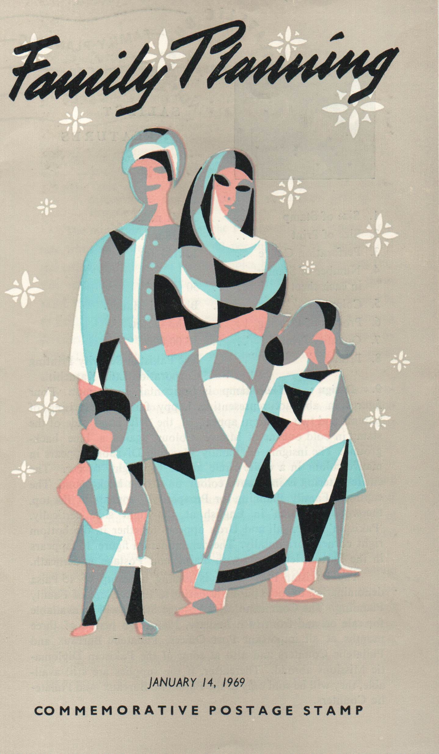 (image for) Pakistan Fdc 1969 Brochure & Stamp Family Planning