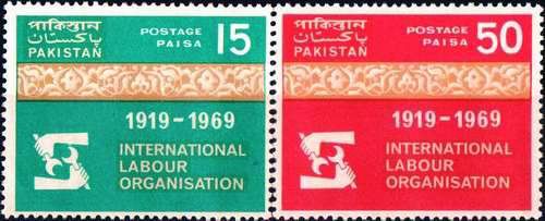 (image for) Pakistan Fdc 1969 Brochure & Stamp International Labour Org