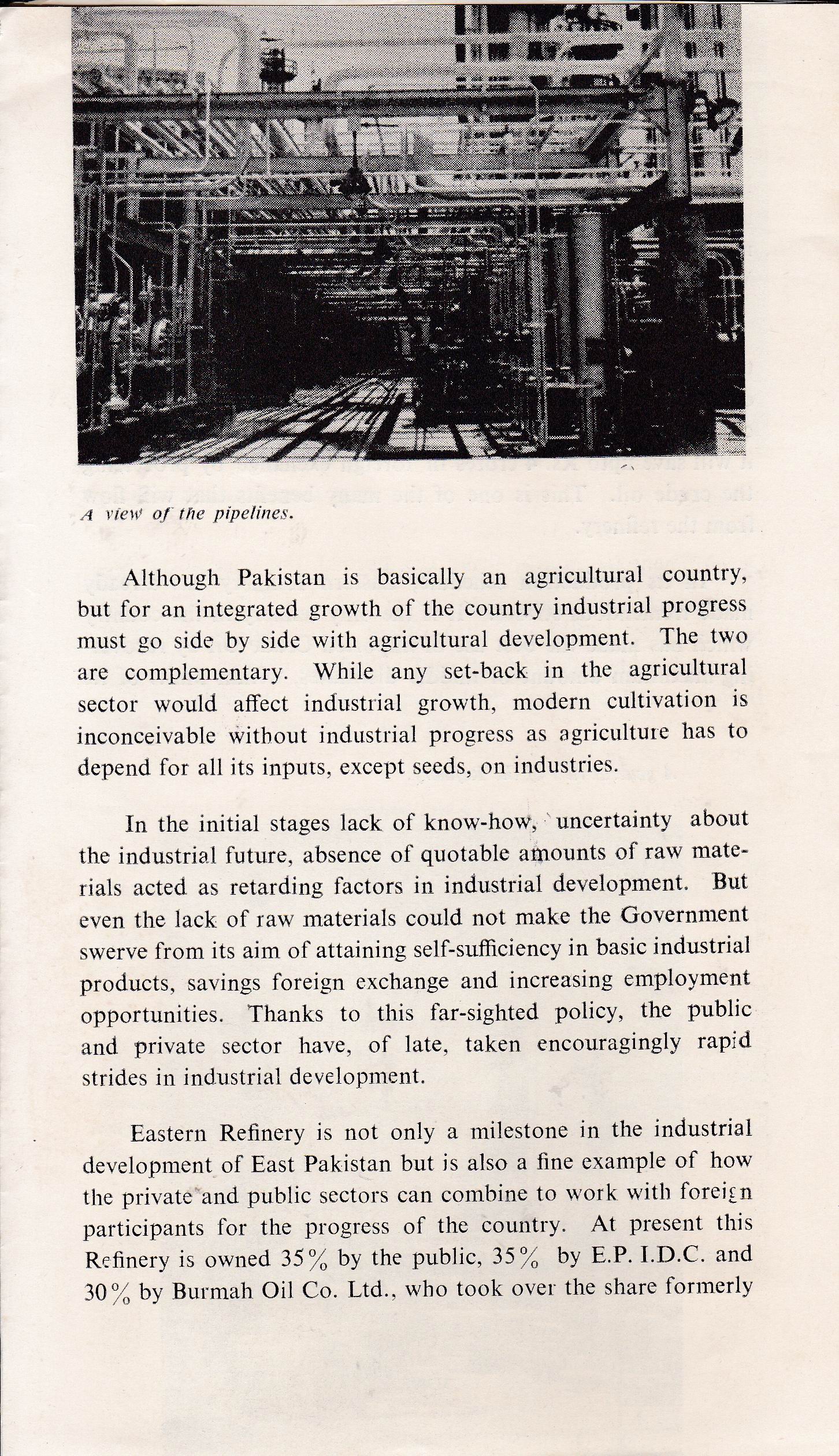 (image for) Pakistan Fdc 1969 Brochure & Stamp First Oil Refinery