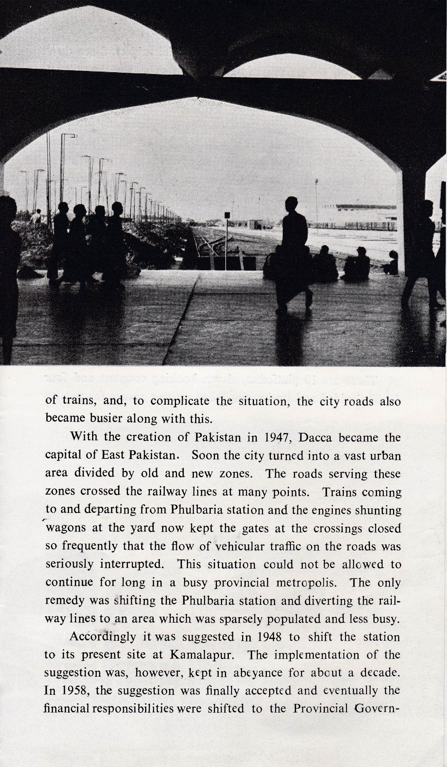 (image for) Pakistan Fdc 1969 Brochure & Stamp Dacca Railway Station