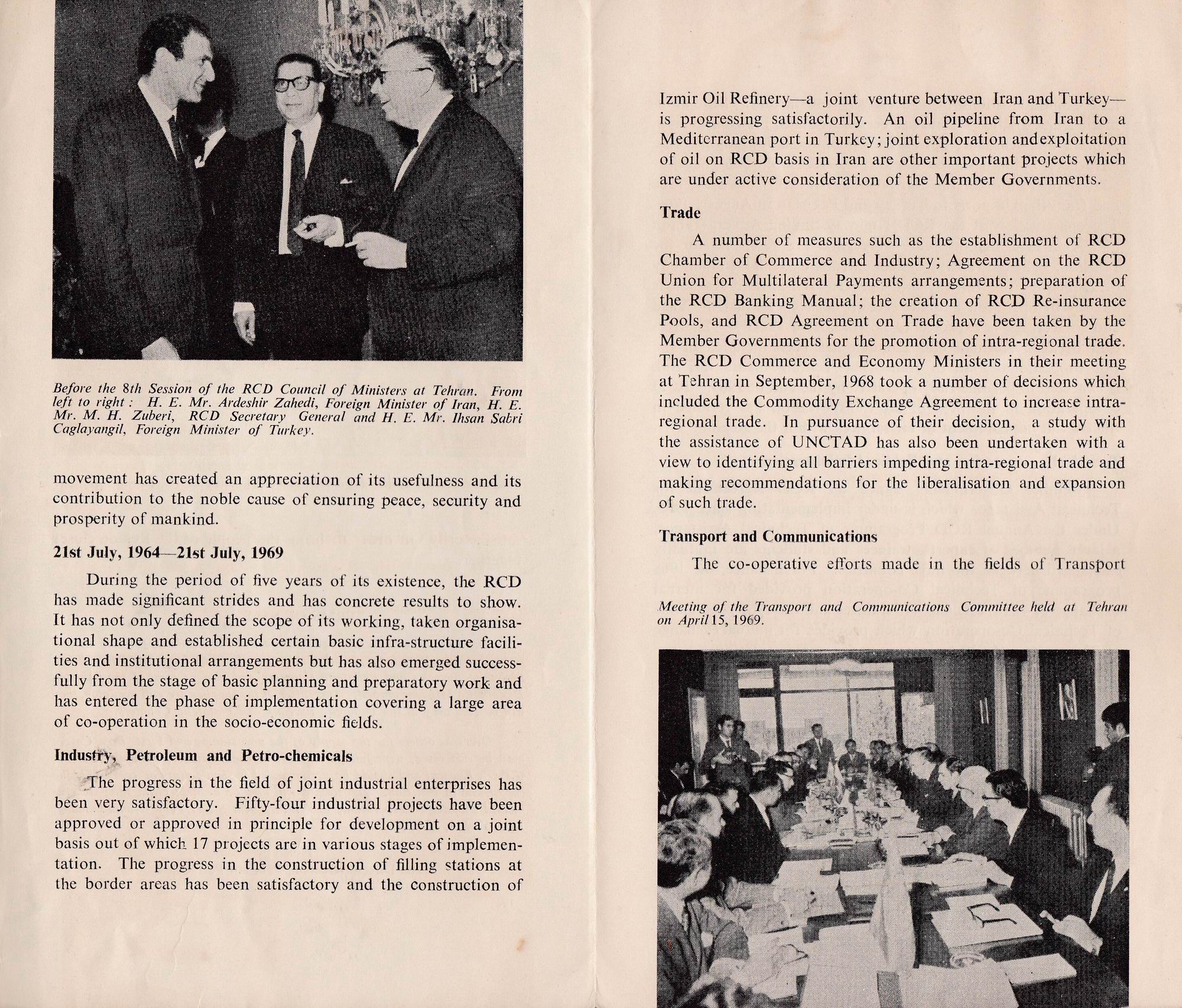 (image for) Pakistan Fdc 1969 Brochure & Stamp RCD Pakistan Turkey
