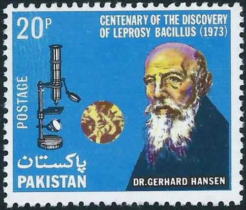 (image for) Pakistan Fdc 1973 Brochure & Stamp Discovery Of Leprosy Bacillus