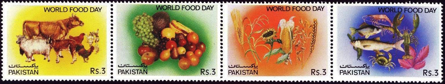 Pakistan Fdc 1983 Brochure & Stamps World Food Day - Click Image to Close