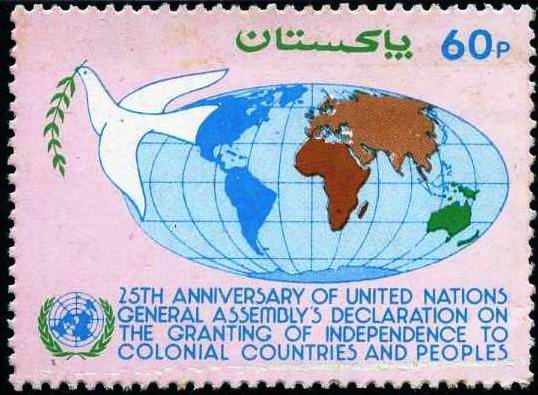 Pakistan Fdc 1985 Brochure & Stamp United Nations Genl Assembly - Click Image to Close