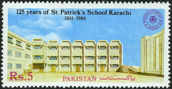 (image for) Pakistan Fdc 1987 Brochure & Stamp St Patrick School
