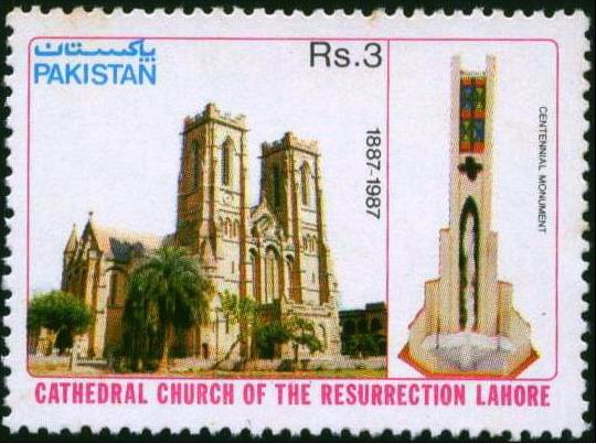 (image for) Pakistan Fdc 1987 Brochure & Stamp Cathederal Church