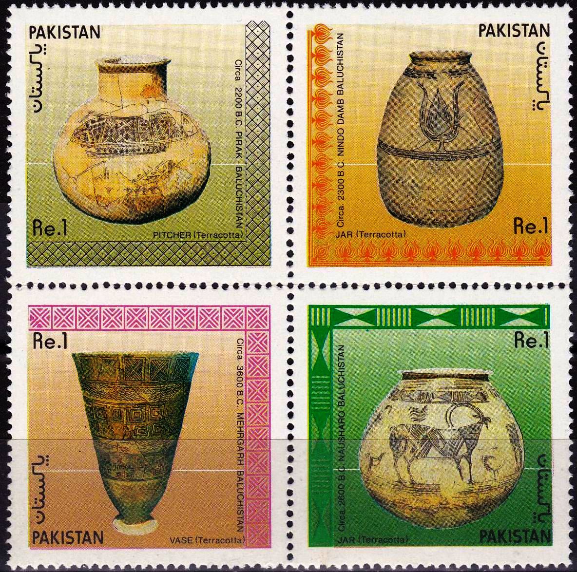 (image for) Pakistan Fdc 1989 Brochure & Stamps Archaelogical Heritage