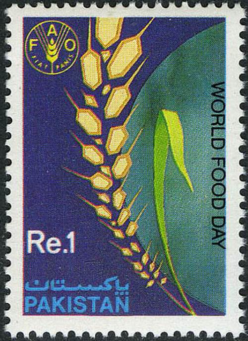 (image for) Pakistan Fdc 1989 Brochure & Stamp World Food Day FAO