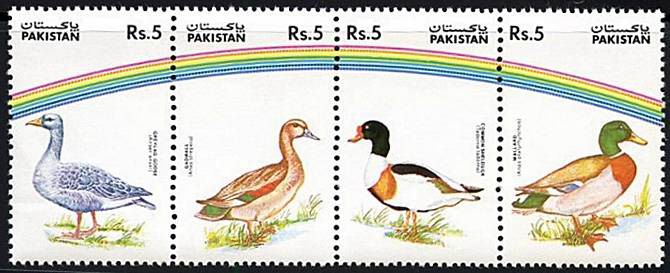(image for) Pakistan Fdc 1992 Brochure Stamps Wildlife Series Ducks