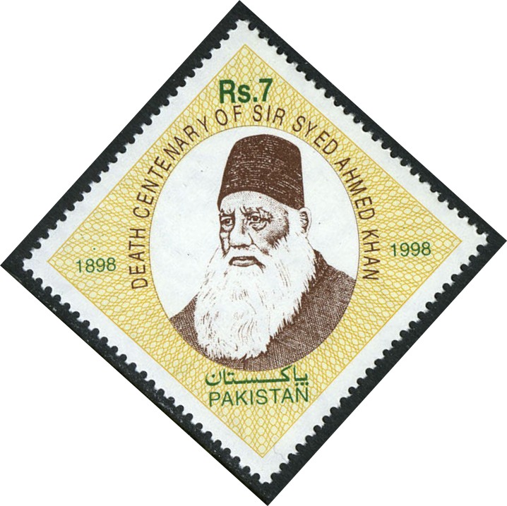 Pakistan Fdc 1998 Brochure & Stamp Sir Syed Ahmed Khan - Click Image to Close
