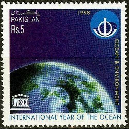 Pakistan Fdc 1998 Brochure & Stamp Year of the Ocean - Click Image to Close