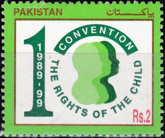 Pakistan Fdc 1999 Brochure & Stamp Rights Of The Child - Click Image to Close