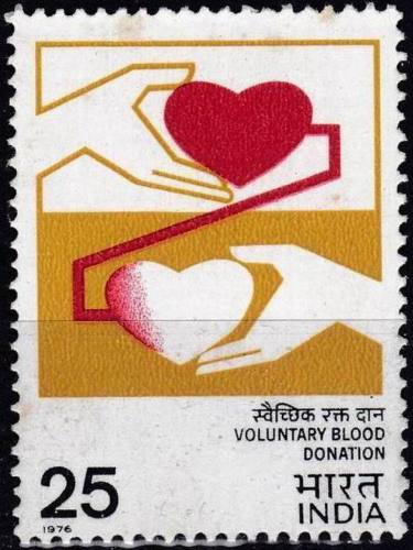 (image for) India 1976 Stamps Blood Donation MNH