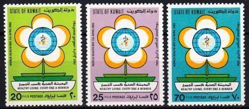 (image for) Kuwait 1986 Stamps World Health Day MNH