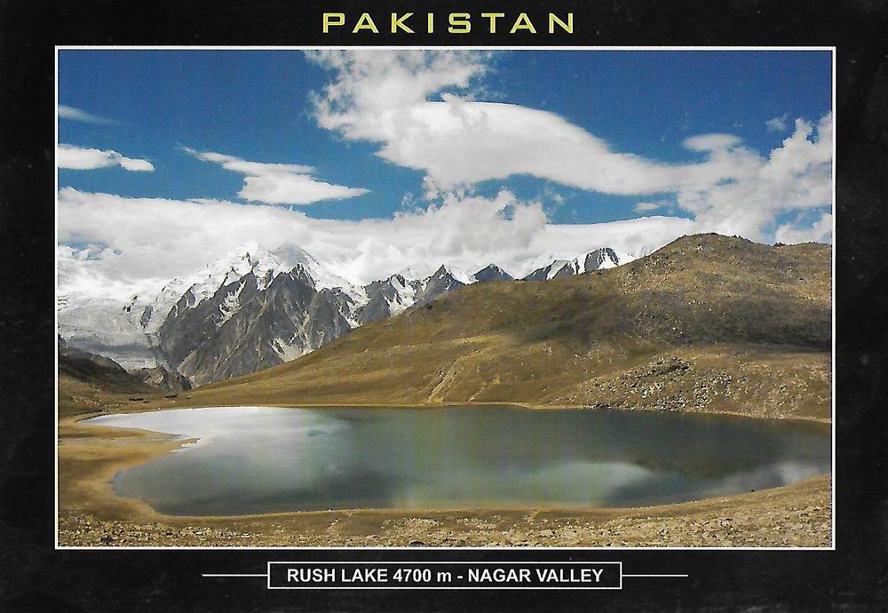 (image for) Pakistan Beautiful Postcard Rush Lake .