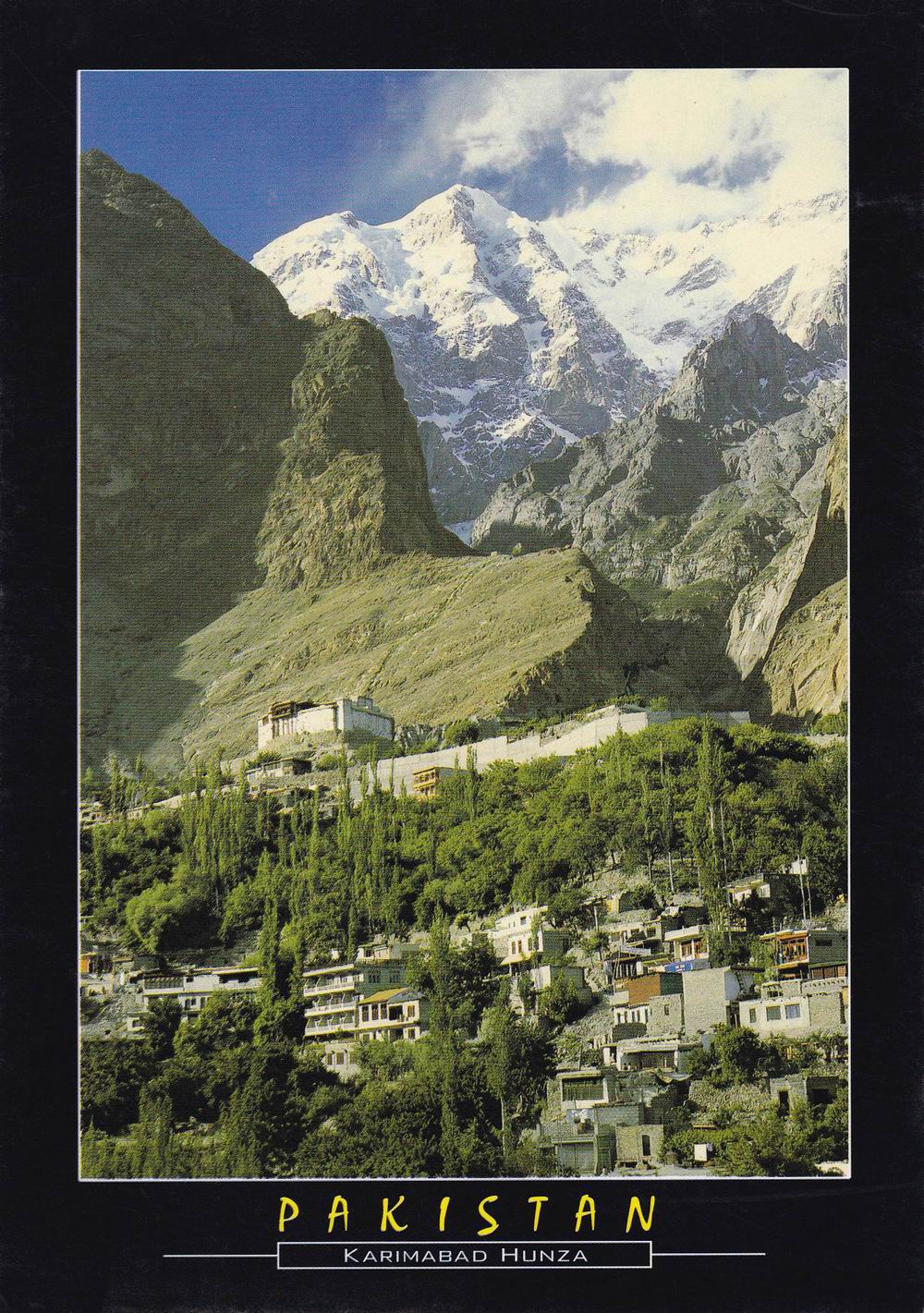(image for) Pakistan Beautiful Postcard Karimabad Hunza