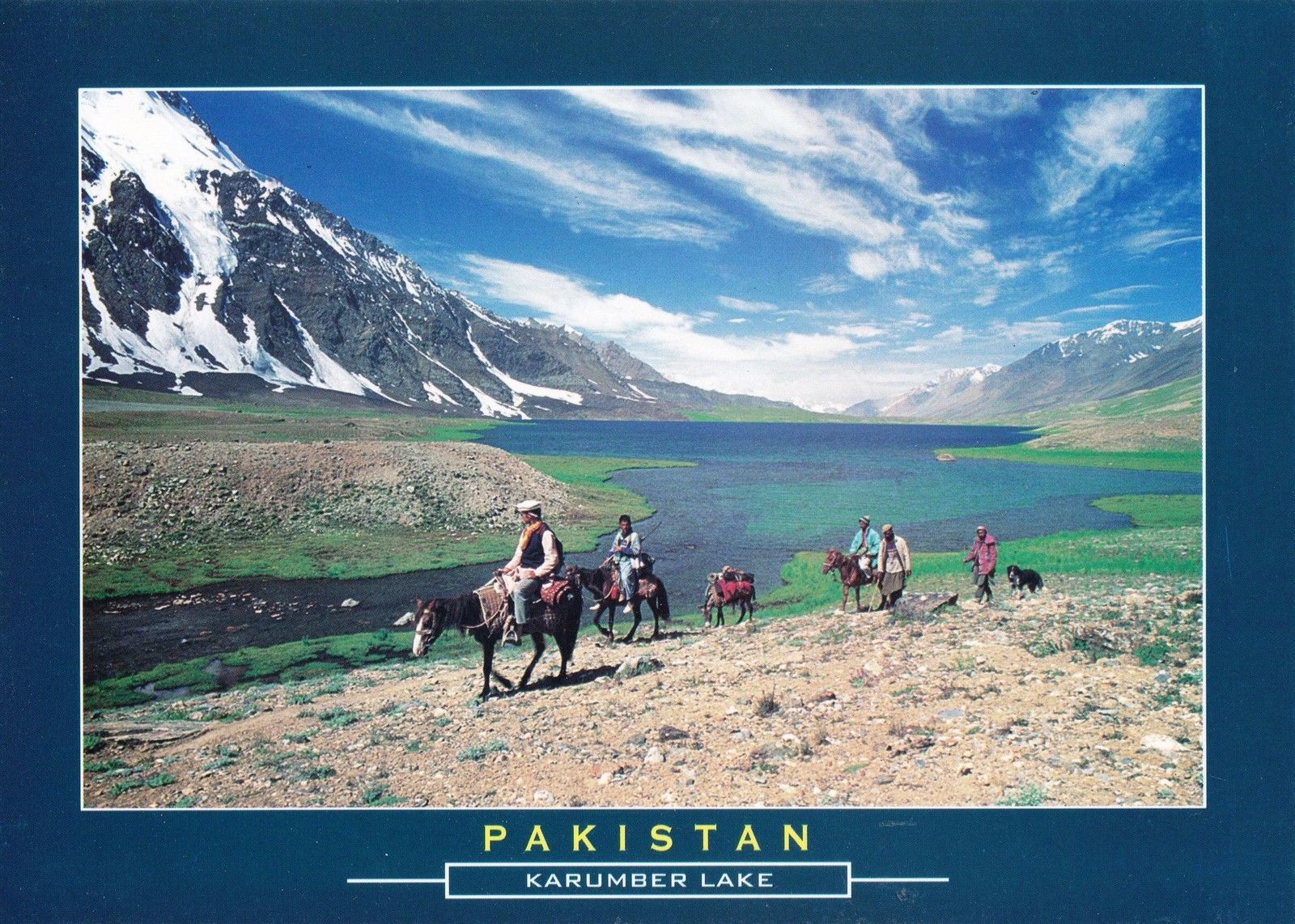 (image for) Pakistan Beautiful Postcard Karumber Lake
