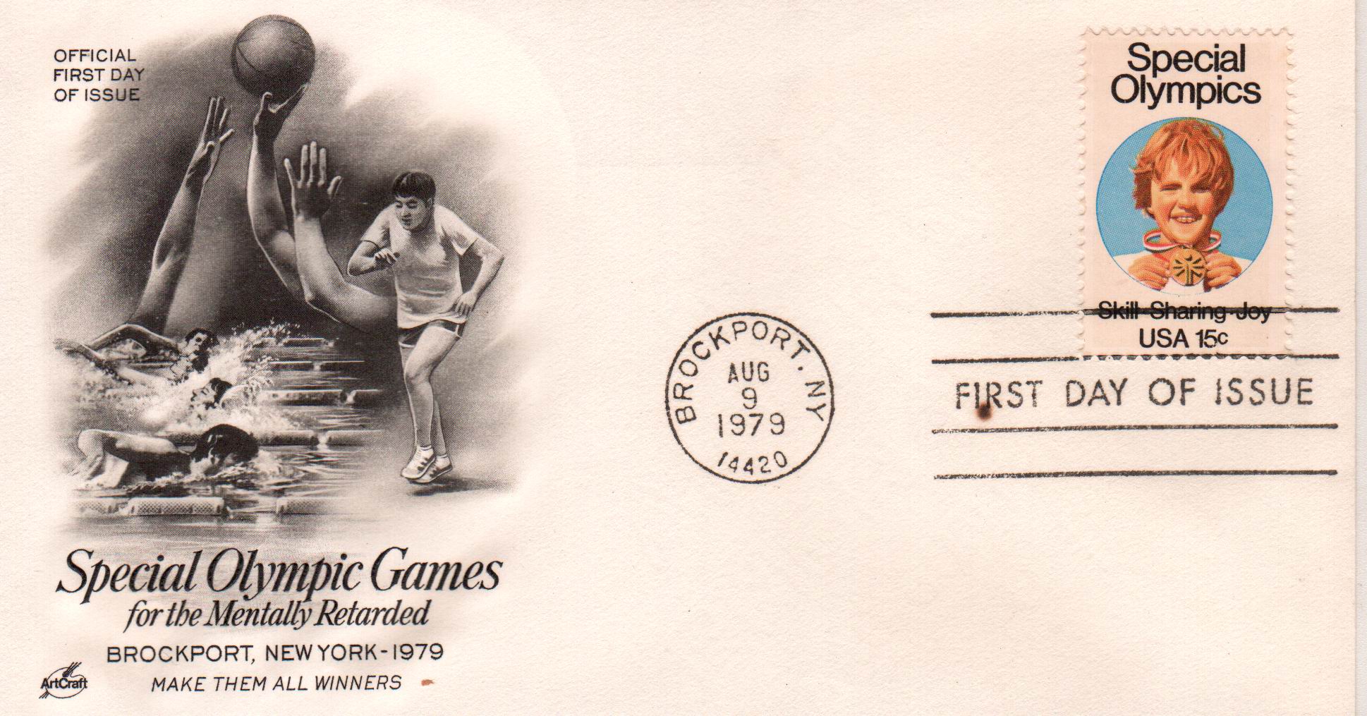 (image for) USA Fdc 1979 Special Olympics Disabled