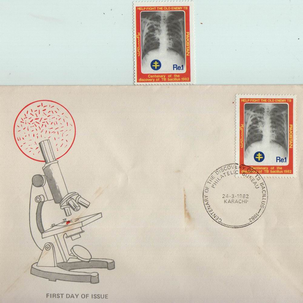 (image for) Pakistan Fdc 1982 & Stamp Centenary Of Discovery Of TB